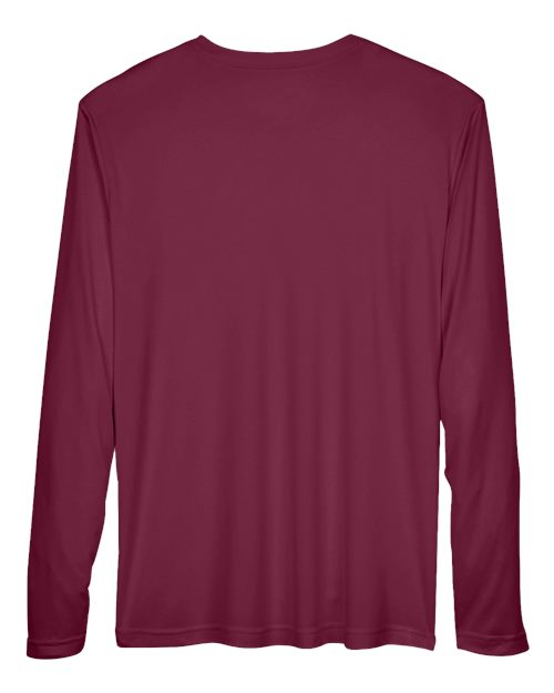 Men's Zone Performance Long Sleeve T-Shirt — Sport Maroon