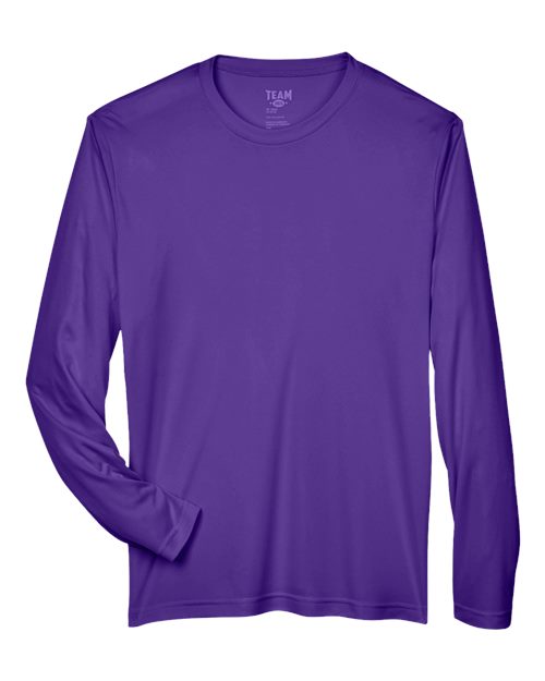 Men's Zone Performance Long Sleeve T-Shirt — Sport Purple