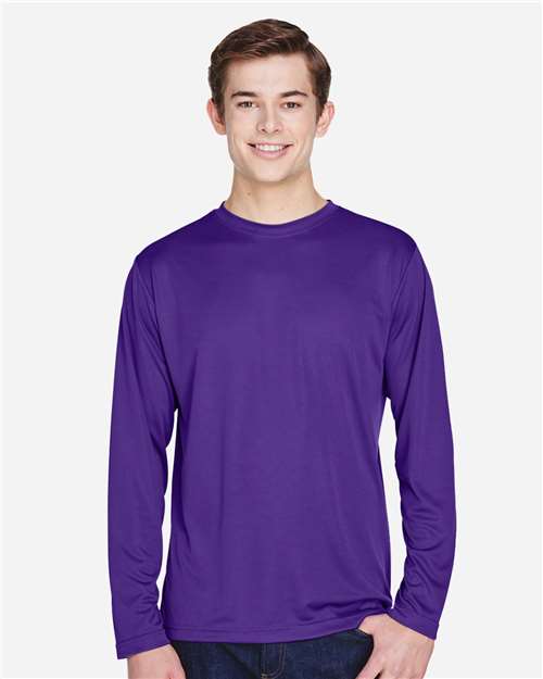 Men's Zone Performance Long Sleeve T-Shirt — Sport Purple