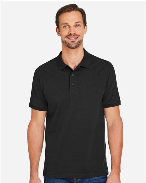 Men's Valiant Cotton Snag Protect Polo — Black