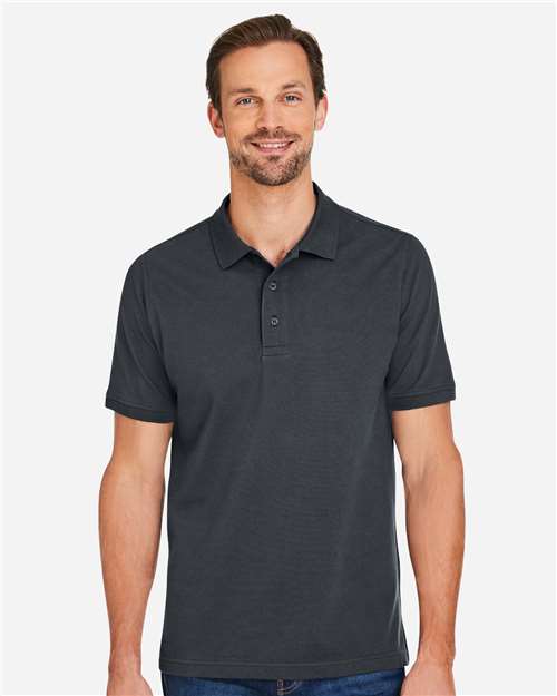 Men's Valiant Cotton Snag Protect Polo — Dark Charcoal