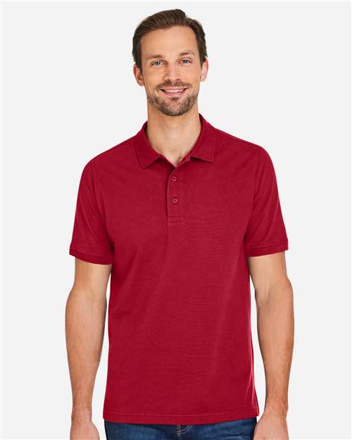 Men's Valiant Cotton Snag Protect Polo — Red