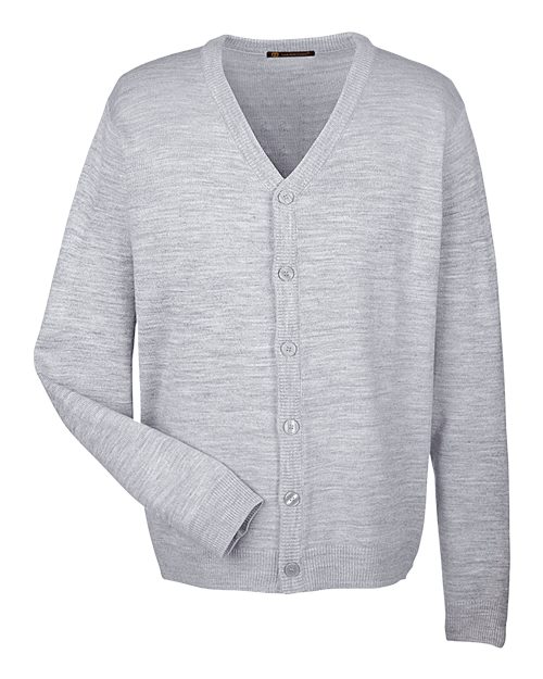 Men's Pilbloc™ V-Neck Button Cardigan Sweater — Grey Heather