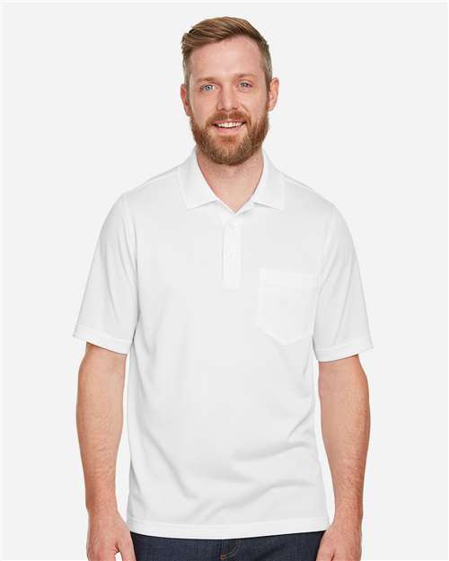 Men's Advantage Snag Protection Plus IL Pocket Polo — White