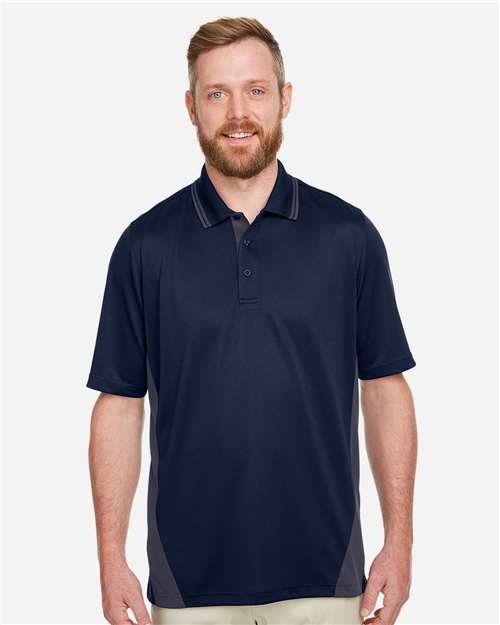 Men's Flash Snag Protection Plus IL Colorblock Polo — Dark Navy/ Dark Charcoal