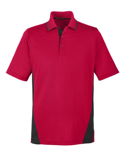 Men's Flash Snag Protection Plus IL Colorblock Polo — Red/ Black
