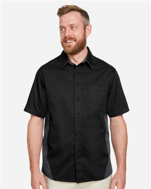 Men's Flash IL Colorblock Shirt — Black/ Dark Charcoal