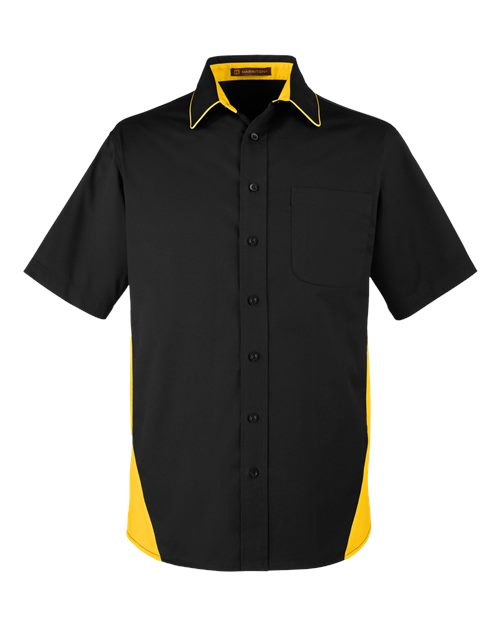 Men's Flash IL Colorblock Shirt — Black/ Sunray Yellow