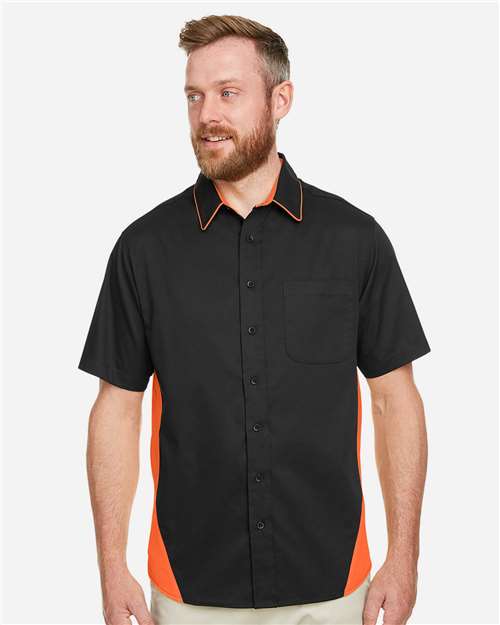 Men's Flash IL Colorblock Shirt — Black/ Team Orange