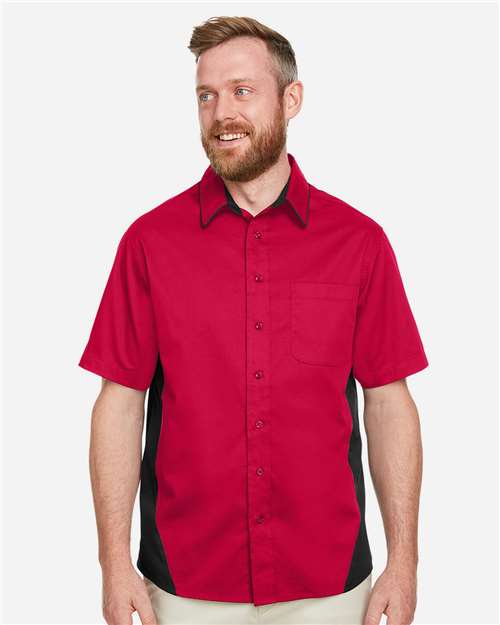 Men's Flash IL Colorblock Shirt — Red/ Black