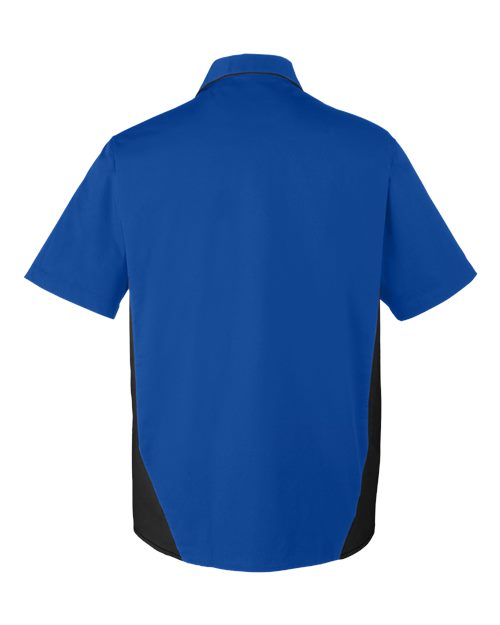 Men's Flash IL Colorblock Shirt — True Royal/ Black