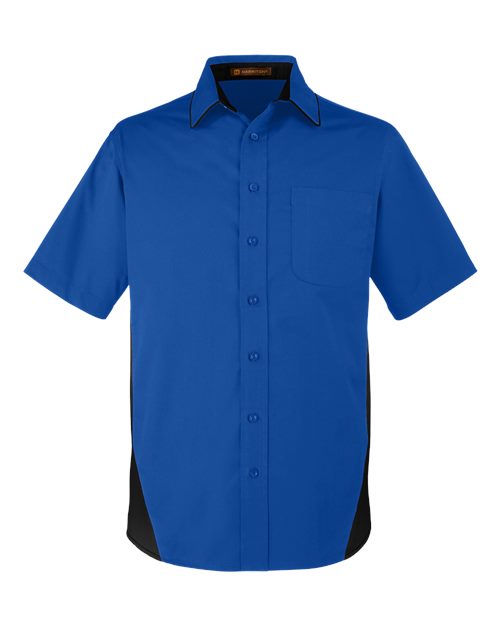 Men's Flash IL Colorblock Shirt — True Royal/ Black