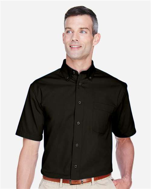 Men's Easy Blend™ Twill Dress Shirt with Stain-Release — Black