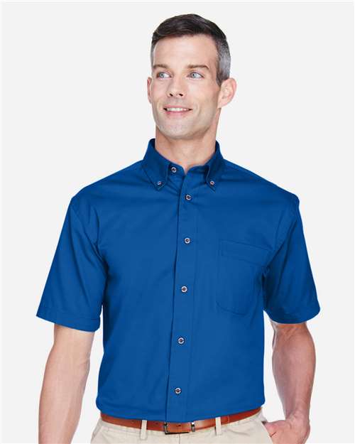 Men's Easy Blend™ Twill Dress Shirt with Stain-Release — French Blue