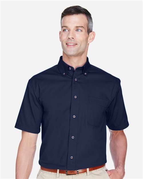 Men's Easy Blend™ Twill Dress Shirt with Stain-Release — Navy
