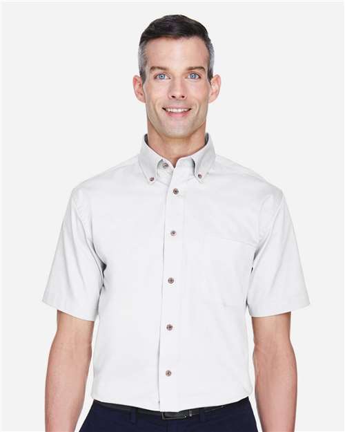 Men's Easy Blend™ Twill Dress Shirt with Stain-Release — White