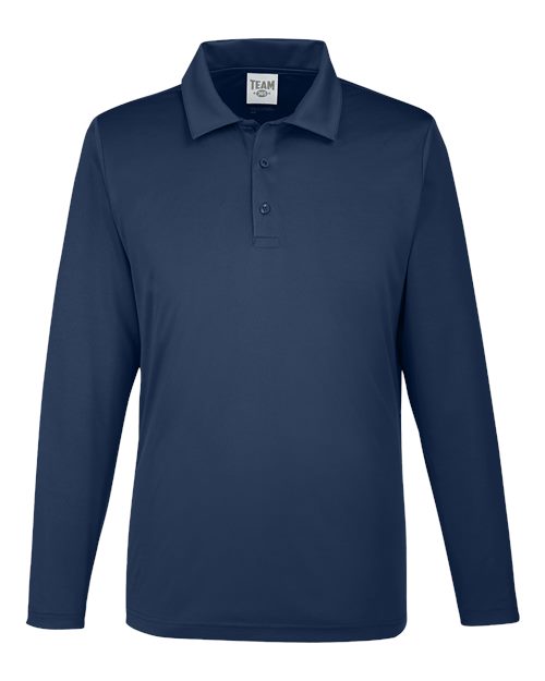 Men's Zone Performance Long Sleeve Polo — Sport Dark Navy