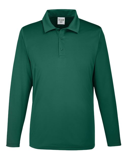 Men's Zone Performance Long Sleeve Polo — Sport Forest