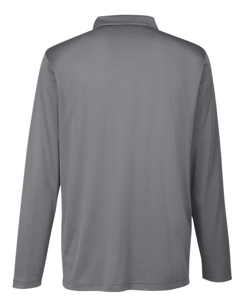 Men's Zone Performance Long Sleeve Polo — Sport Graphite