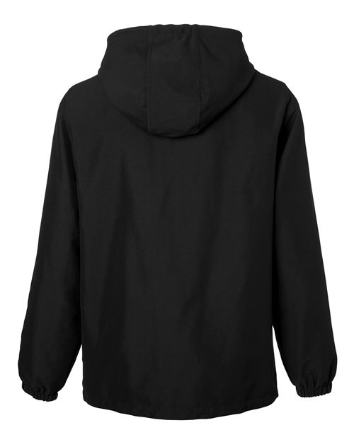 Unisex Flex Twill Hooded Jacket — Black