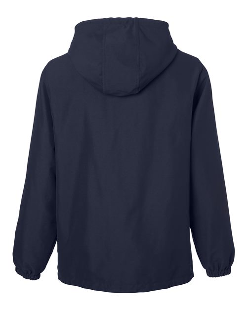 Unisex Flex Twill Hooded Jacket — Dark Navy