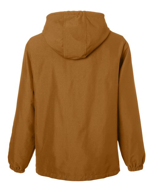 Unisex Flex Twill Hooded Jacket — Duck Brown