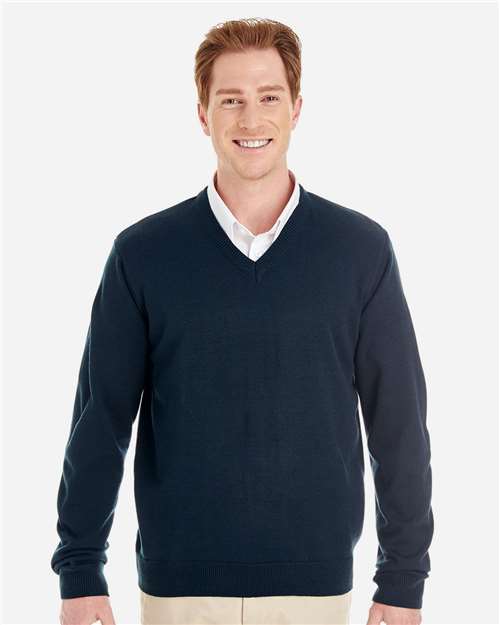 Men's Pilbloc™ V-Neck Sweater — Dark Navy