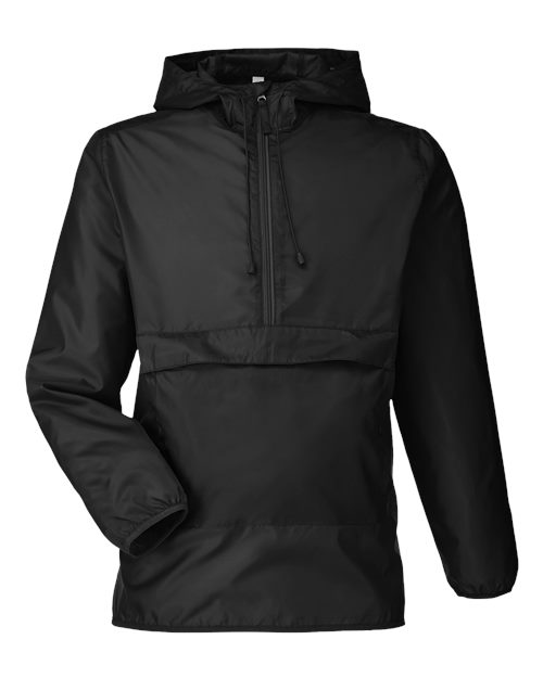 Unisex Zone Protect Packable Anorak Jacket — Black