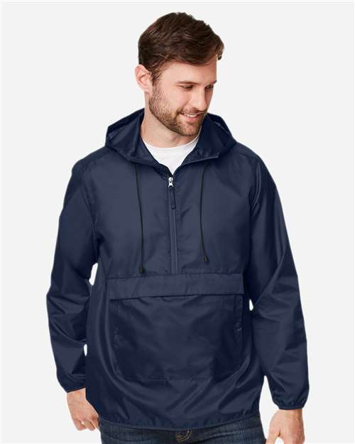 Unisex Zone Protect Packable Anorak Jacket — Sport Dark Navy
