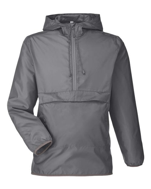 Unisex Zone Protect Packable Anorak Jacket — Sport Graphite