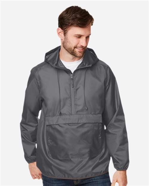 Unisex Zone Protect Packable Anorak Jacket — Sport Graphite