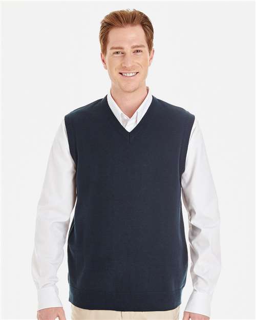 Men's Pilbloc™ V-Neck Sweater Vest — Dark Navy