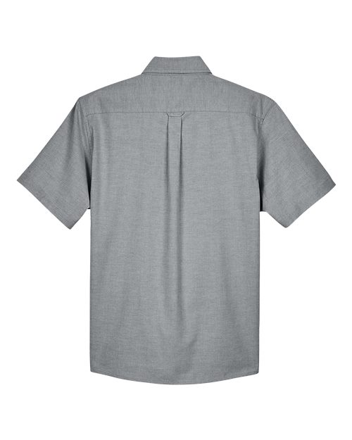 Men's Oxford Short Sleeve with Stain-Release — Oxford Grey