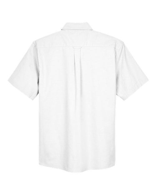 Men's Oxford Short Sleeve with Stain-Release — White