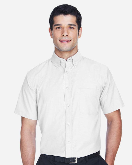 Chemise homme Oxford à manches courtes — Harriton
