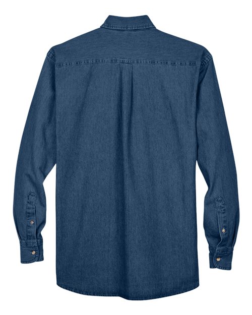 Men's Denim Shirt — Dark Denim