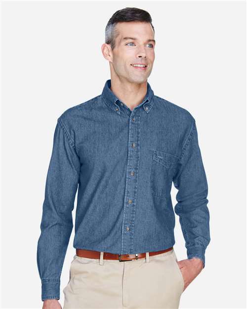 Men's Denim Shirt — Light Denim