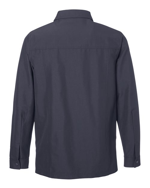Unisex Flex Twill Overshirt Jacket — Dark Charcoal