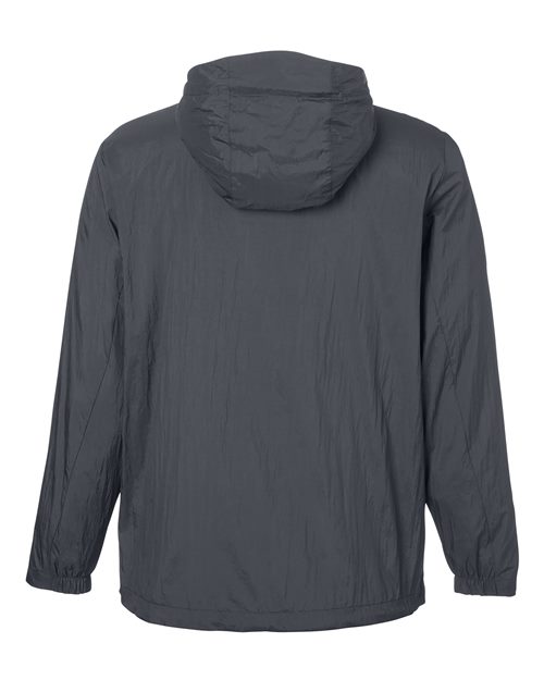 Men's Aura Lightweight Packable Anorak — Carbon/ Black