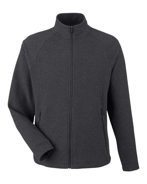Men's Spirit Textured Full-Zip — Black Heather