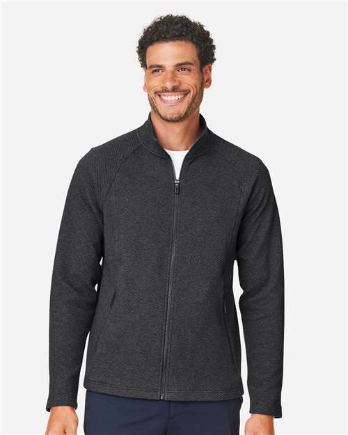 Men's Spirit Textured Full-Zip — Black Heather