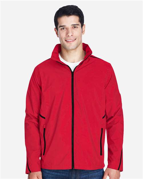 Unisex Conquest Jacket with Mesh Lining — Sport Red