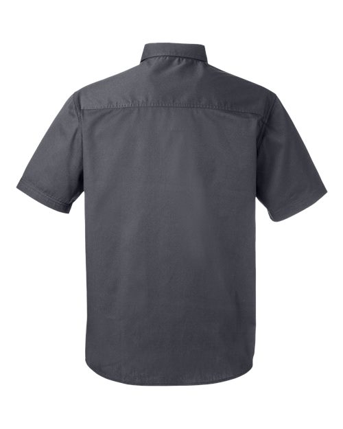 Men's Advantage IL Short Sleeve Work Shirt — Dark Charcoal
