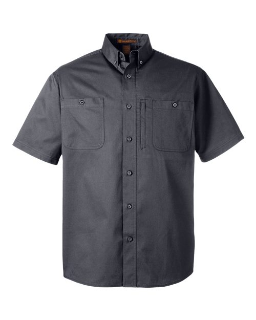 Men's Advantage IL Short Sleeve Work Shirt — Dark Charcoal