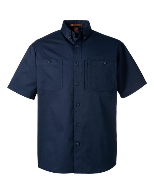 Men's Advantage IL Short Sleeve Work Shirt — Dark Navy