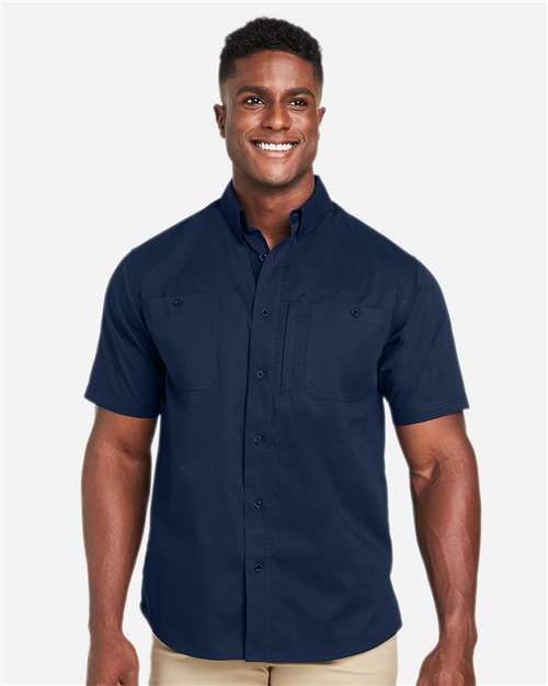 Men's Advantage IL Short Sleeve Work Shirt — Dark Navy