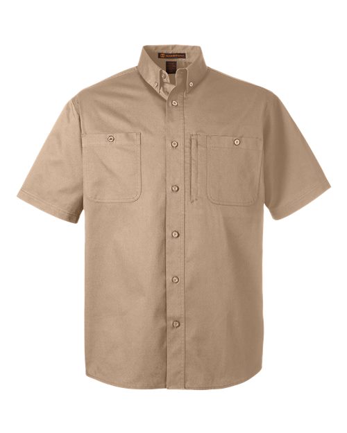 Men's Advantage IL Short Sleeve Work Shirt — Khaki