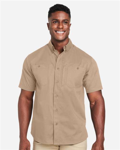 Men's Advantage IL Short Sleeve Work Shirt — Khaki