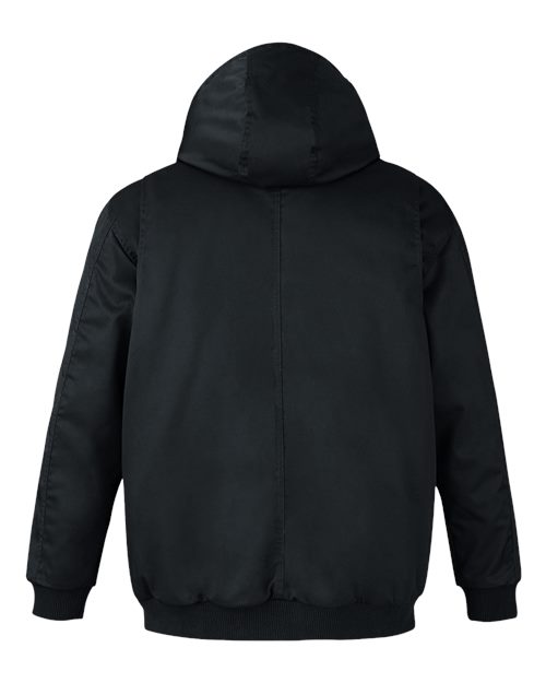 Unisex Tall ClimaBloc® Heavyweight Hooded Full-Zip Jacket — Black