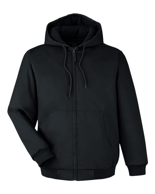 Unisex Tall ClimaBloc® Heavyweight Hooded Full-Zip Jacket — Black